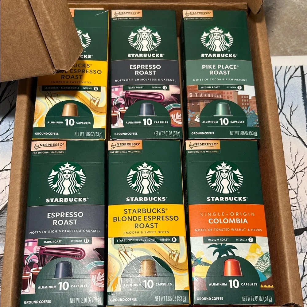 Starbucks Coffee Pods in Green and Gold Packaging 120 pods - Picture 4 of 6